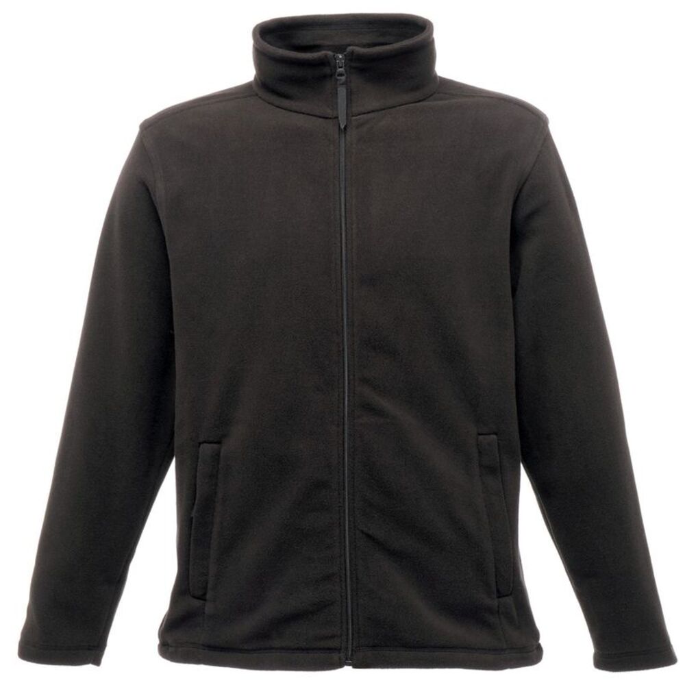 Regatta Mens Plain Micro Fleece Full Zip Jacket (Layer Lite) / Black